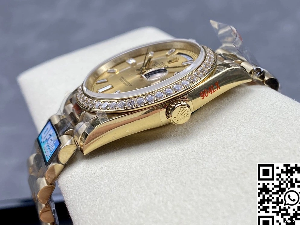 Date Day QF Dial Rolex Factory Gold v5 Tungsten M228348rbr-0002 Steel 1212